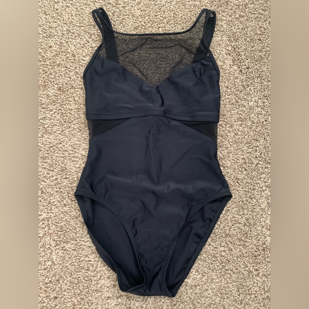 Black Mesh Swimsuit